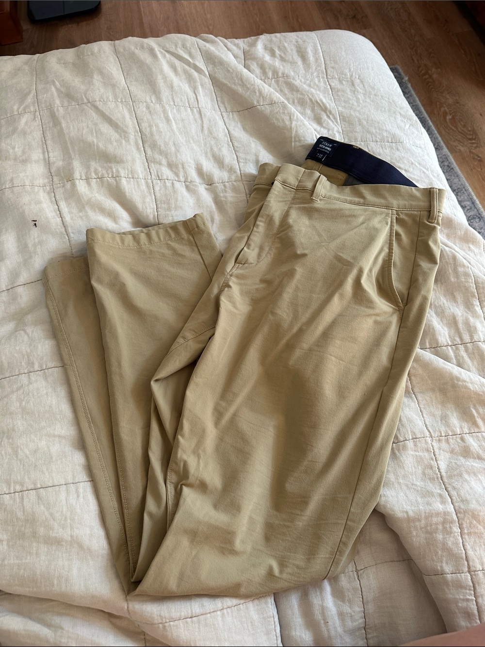 J. Crew Slim Straight Khaki tech pants  - Light Tan